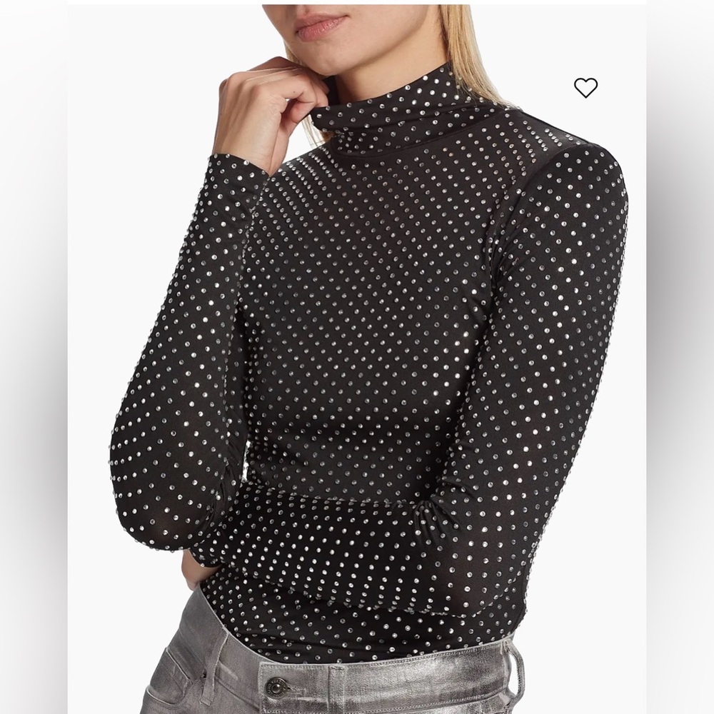 Veronica Beard Parke Jersey Diamanté top